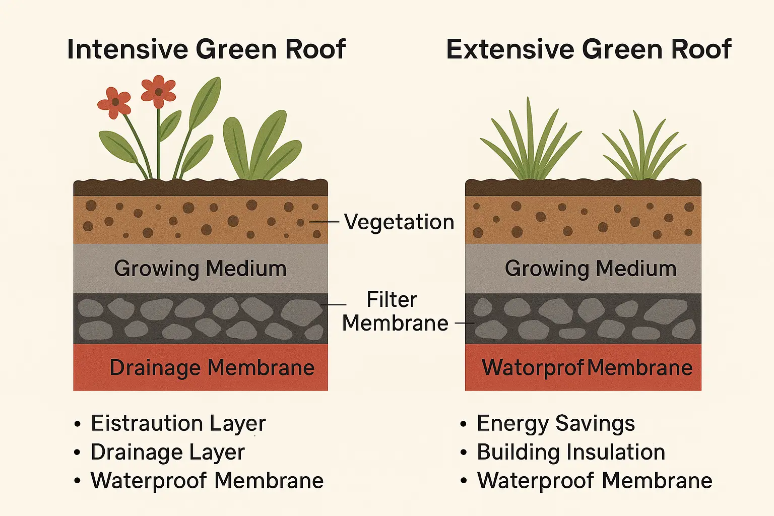 Green roof benefits