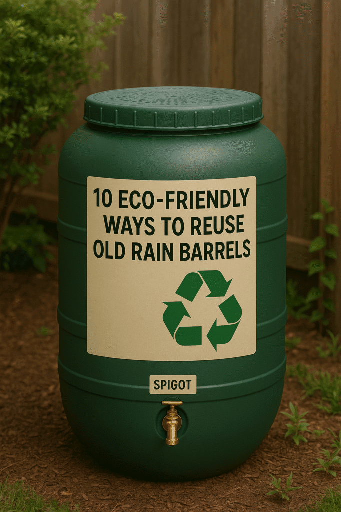 Old rain barrel ideas