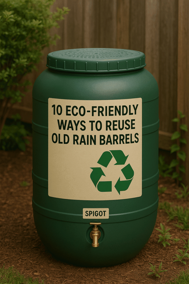 Old rain barrel ideas