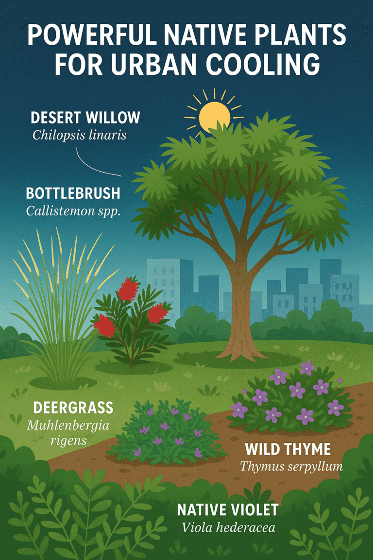 native plants for urban cooling