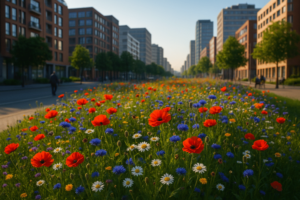 urban wildflower meadow biodiversity