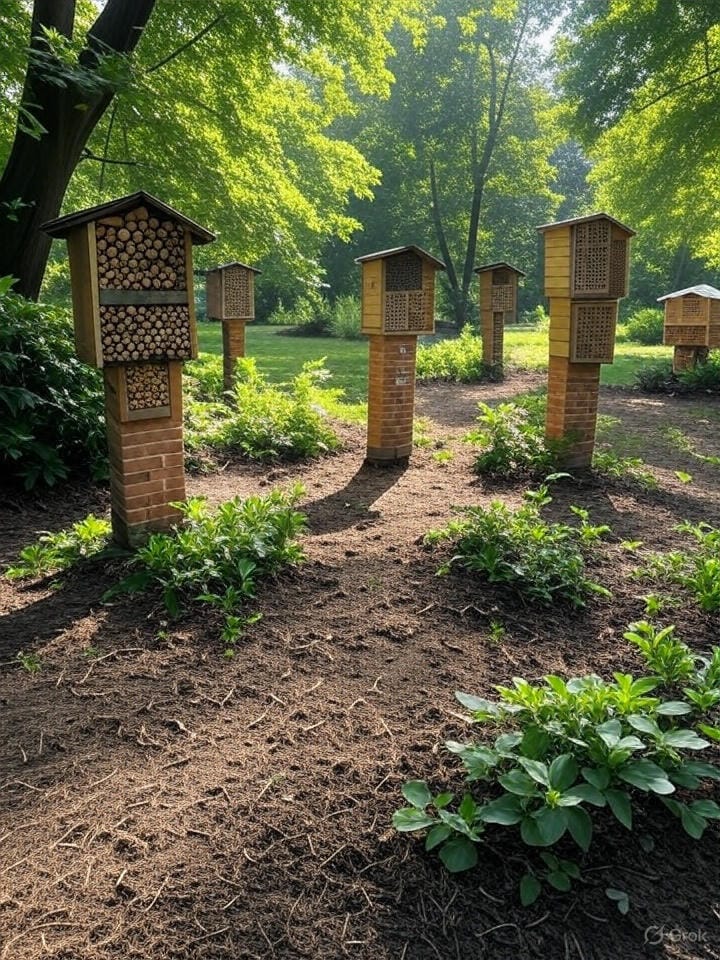 Native bees that use bee hotels