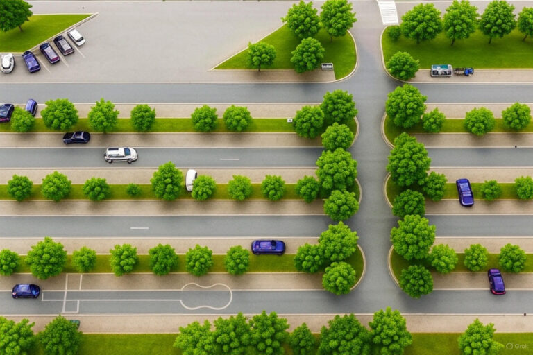 cool parking lots