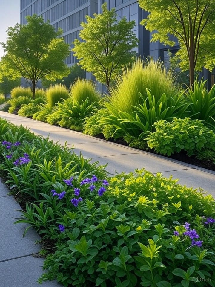 Low Maintenance Urban greenery