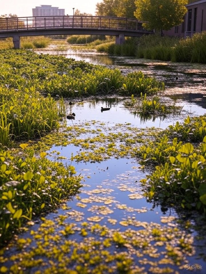 Constructed wetlands for stormwater