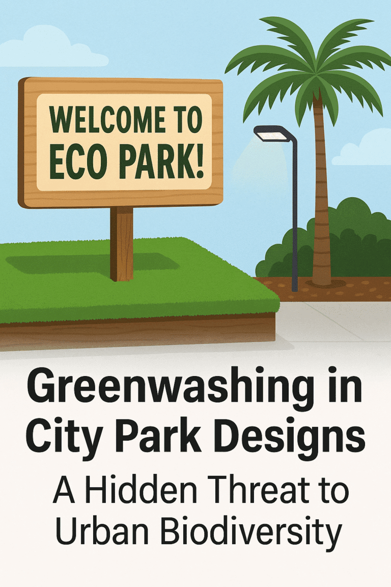 why some urban parks reduce biodiversity