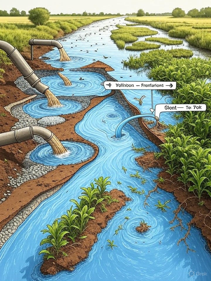 Mechanisms of constructed wetlands