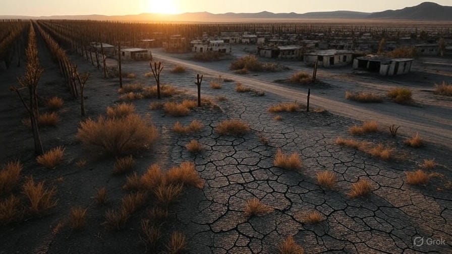 Impact of desert planting