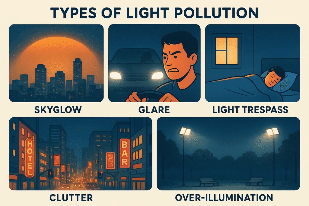 Science of light pollution