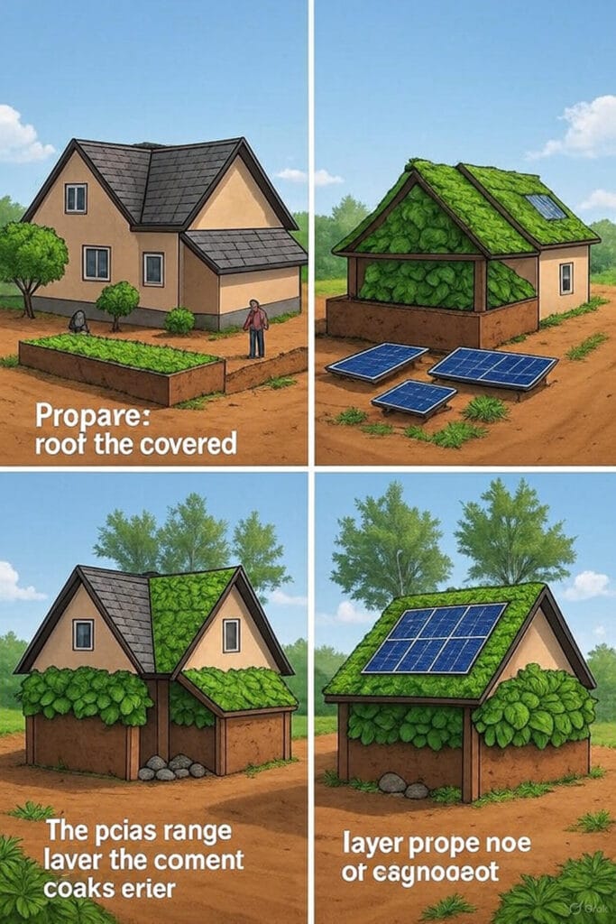 Solar green roof
