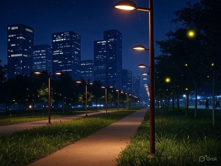 Light pollution on nocturnal animals